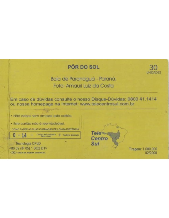 POR DO SOL - BAIA DE PARANAGUA - PARANA