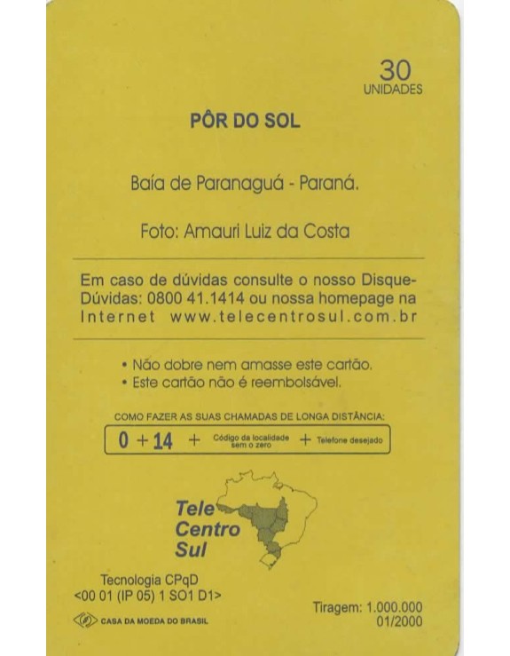 POR DO SOL - BAIA DE PARANAGUA - PARANA