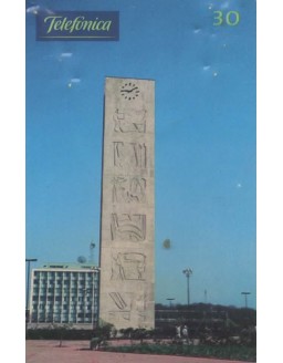 SERIE PARQUES E PRAÇAS - PRAÇA DO RELOGIO - TELEFONICA