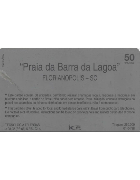 PRAIA DA BARRA DA LAGOA - FLORIANOPOLIS - SC - TELESC