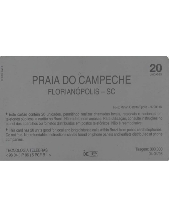 PRAIA DO CAMPECHE - FLORIANOPOLIS -SC - TELES