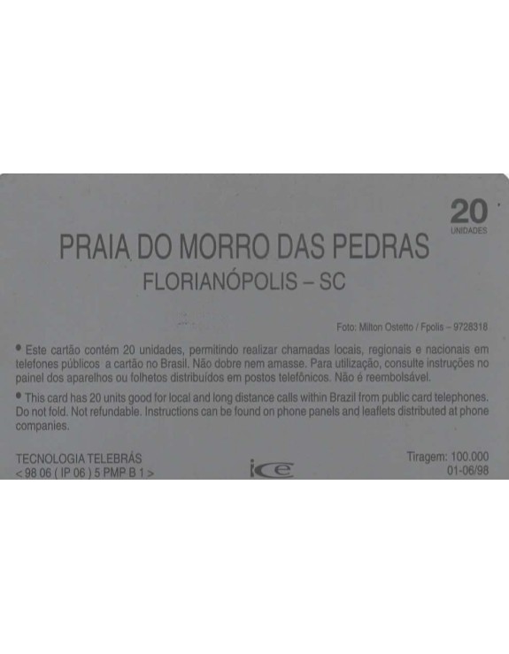 PRAIA DO MORRO DAS PEDRAS - FLORIANOPOLIS SC - TELESC
