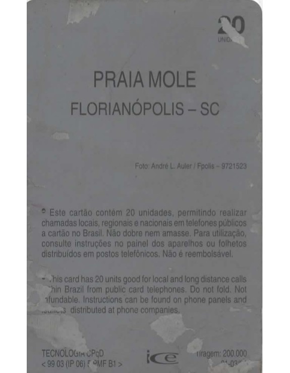 PRAIA MOLE - FLORIANOPOLIS -SC - TELESC