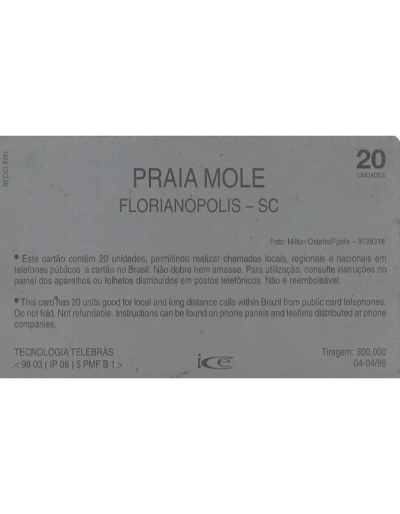 PRAIA MOLE - FLORIANOPOLIS -SC - TELESC