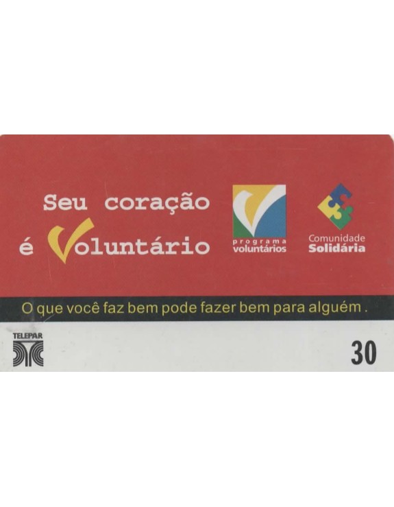 SERIE COMUNIDADE SOLIDARIA - PROGRAMA VOLUNTARIO - TELEPAR