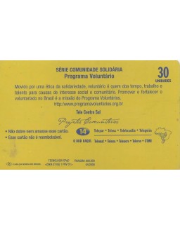 SERIE COMUNIDADE SOLIDARIA - PROGRAMA VOLUNTARIO - TELEPAR