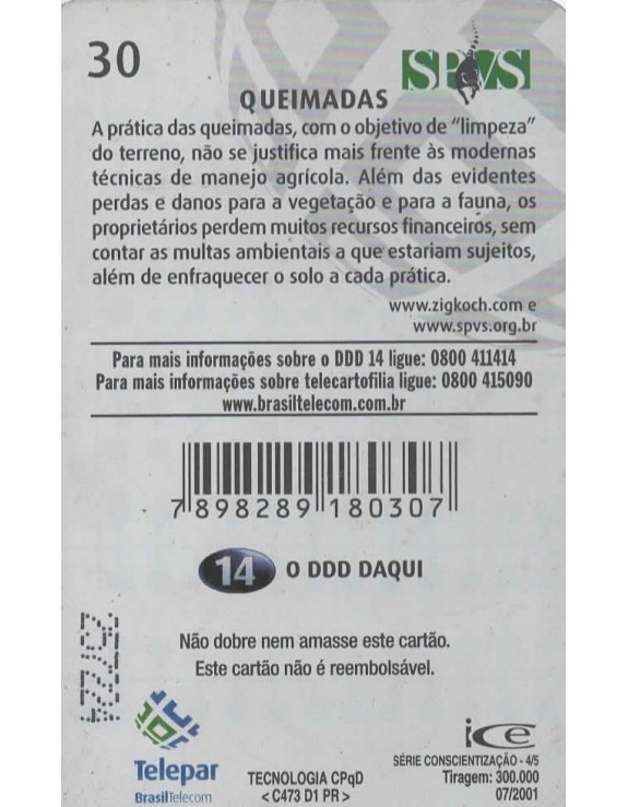 SERIE CONSCIENTIZAÇÃO 4/5 - QUEIMADAS