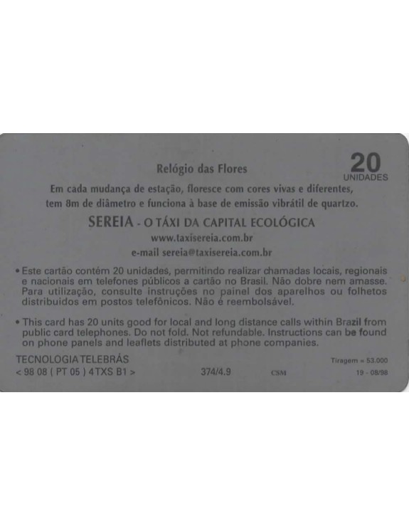 RADIO TAXI SEREIA - RELOGIO DAS FLORES