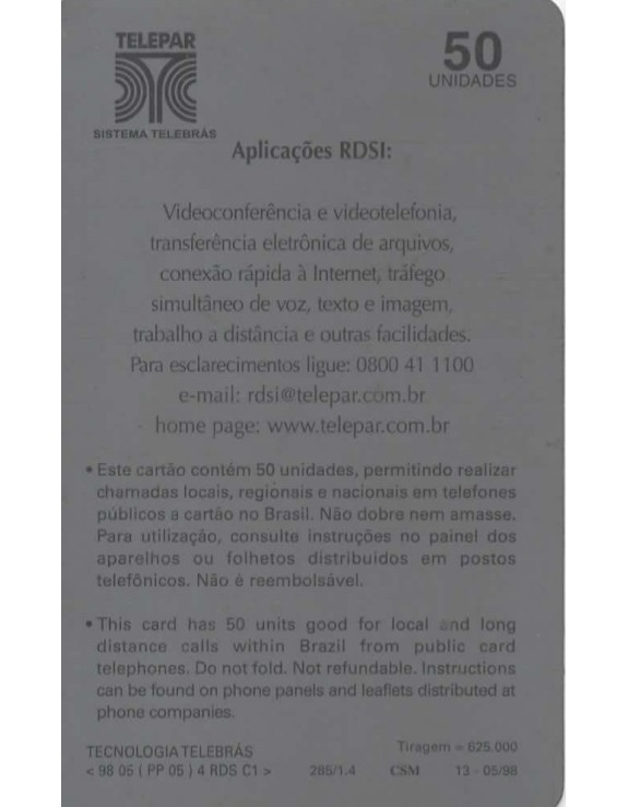 TELEPAR - RDSI - REDE DIGITAL DE SERVIÇOS INTEGRADOS