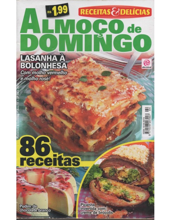 RECEITAS E DELICIAS - ALMOÇO DE DOMINGO