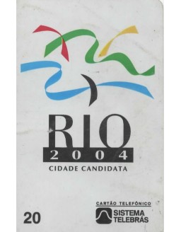 RIO 2004 CIDADE CANDIDATA - SEDIAR OS JOGOS OLIMPICOS DE 2004