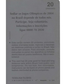RIO 2004 CIDADE CANDIDATA - SEDIAR OS JOGOS OLIMPICOS DE 2004