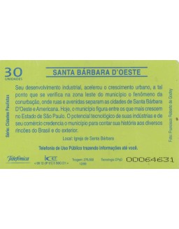 SANTA BARBARA D'OESTE - TELEFONICA