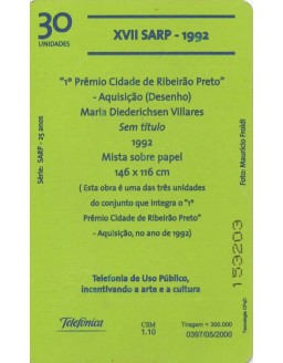 SERIE SARP - 25 ANOS - XVII SARP - 1992
