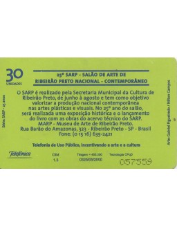 SERIE SARP - 25 ANOS - SALAO DE ARTE DE RIBEIRAO PRETO NACIONAL - CONTEMPORANEO