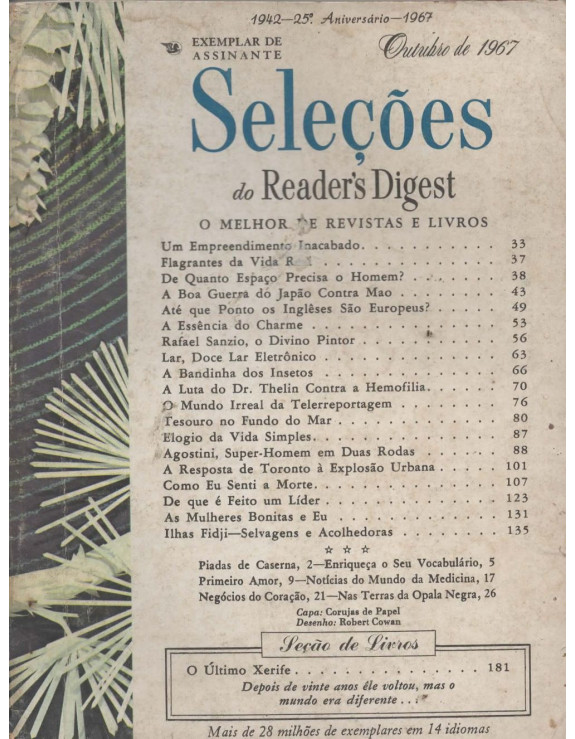 SELEÇOES ANO 1967 MES 10 OUTUBRO