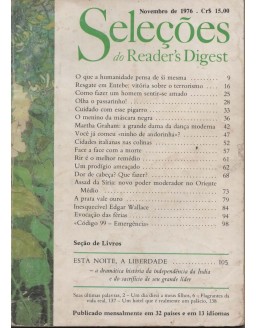 SELEÇOES ANO 1976 MES 11 NOVEMBRO