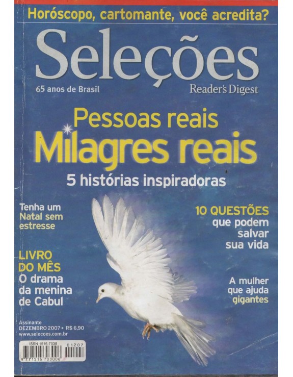 SELEÇOES ANO 2007 MES 12 DEZEMBRO