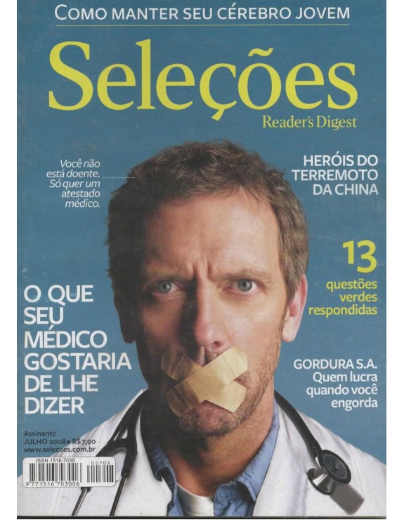 SELEÇOES ANO 2008 MES 07 JULHO