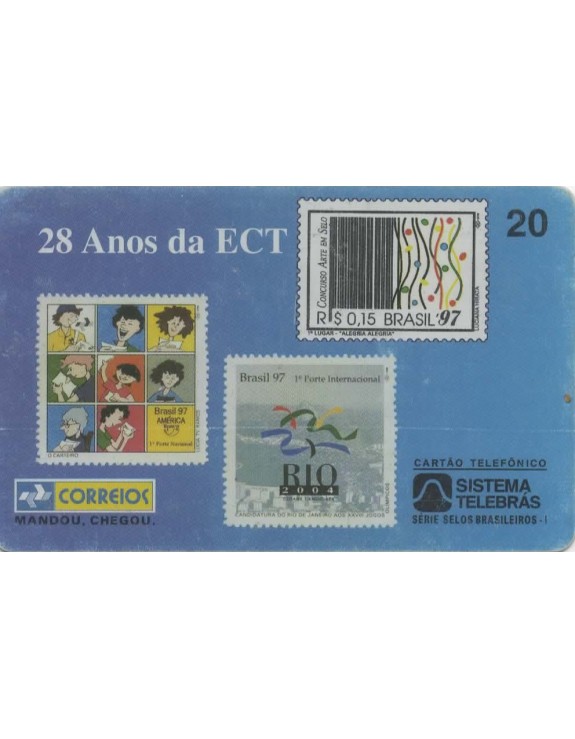 SERIE SELOS BRASILEIROS - I - 28 ANOS DA ECT 