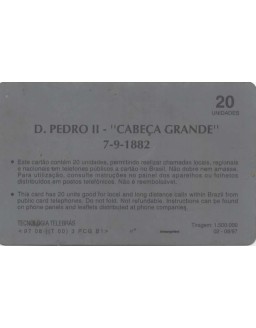 SERIE SELOS BRASILEIROS - I - D.PEDRO II - "CABEÇA GRANDE" 7-9-1882