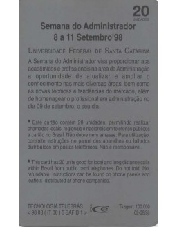 TELESC O SEMANA DO ADMINISTRADOR 8 A 11 SETEMBRO 1998