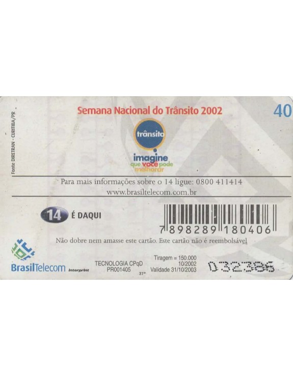 SEMANA NACIONAL DO TRANSITO 2002