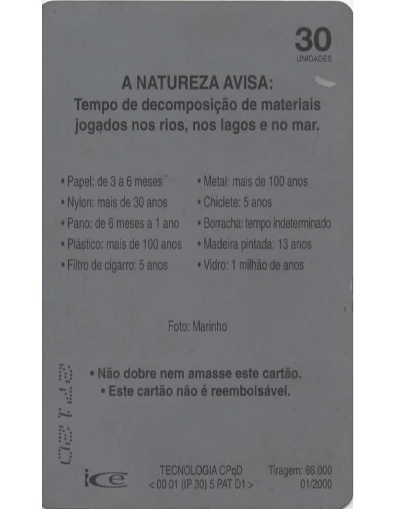 SERCONTEL -  A NATUREZA AVISA