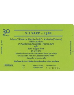 SERIE SARP - 25 ANOS VII SARP - 1982