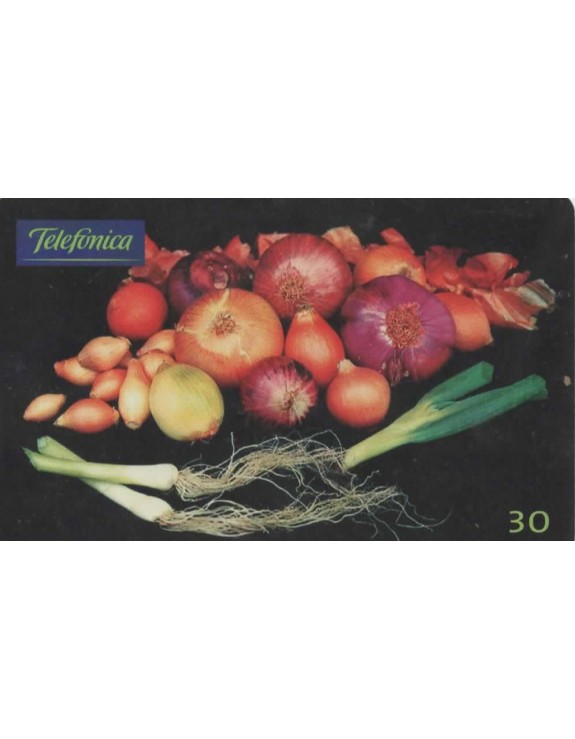 SERIE ALIMENTOS - CEBOLAS -  TELEFONICA