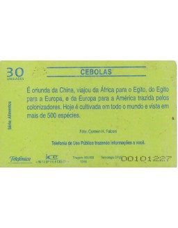 SERIE ALIMENTOS - CEBOLAS -  TELEFONICA