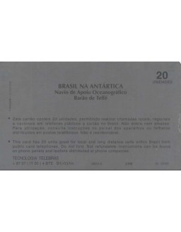 SERIE BRASIL NA ANTARTICA - NAVIO DE APOIO OCEANOGRAFICO BARAO DE TEIFE
