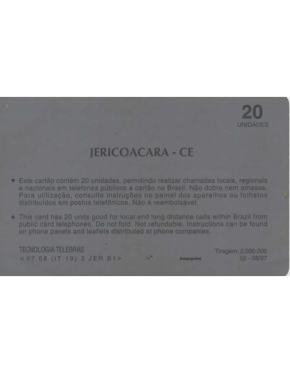 SERIE CEARA - JERICOACARA  -CE