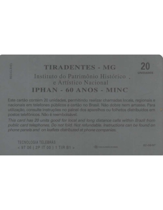 SERIE CENTROS HISTORICOS - TIRADENTES - MG 