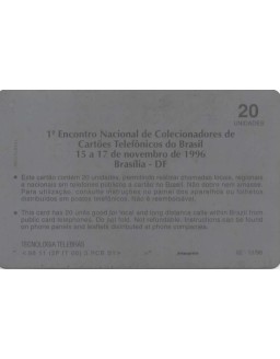 SERIE COLECIONADORES - 1 ENCONTRO NACIONAL DE COLECIONADORES DE CARTOES TELEFONICOS DO BRASIL 1996