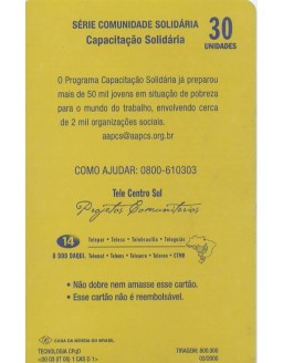 SERIE COMUNIDADE SOLIDARIA - CAPACITAÇAO SOLIDARIA