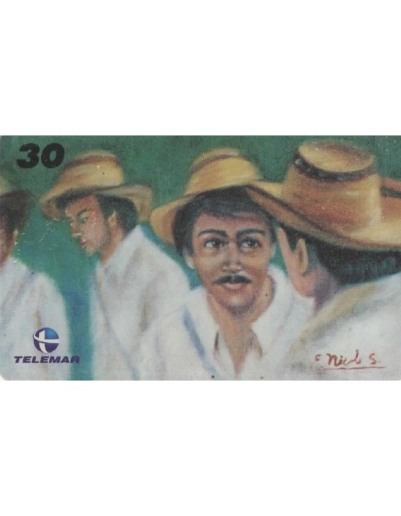 TELEMAR - SERIE FIGURATIVO - EDITH R NICOLAU DE  SIDI