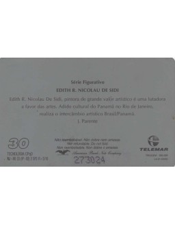 TELEMAR - SERIE FIGURATIVO - EDITH R NICOLAU DE  SIDI
