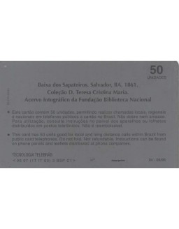 SERIE FOTOGRAFIA BRASILEIRA SECULO XIX - BAIXA DOS SAPATEIROS - SALVADOR - BA - 1861