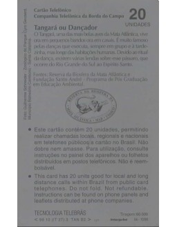 CTBC - SERIE MATA ATLANTICA - TANGARA OU DANÇADOR