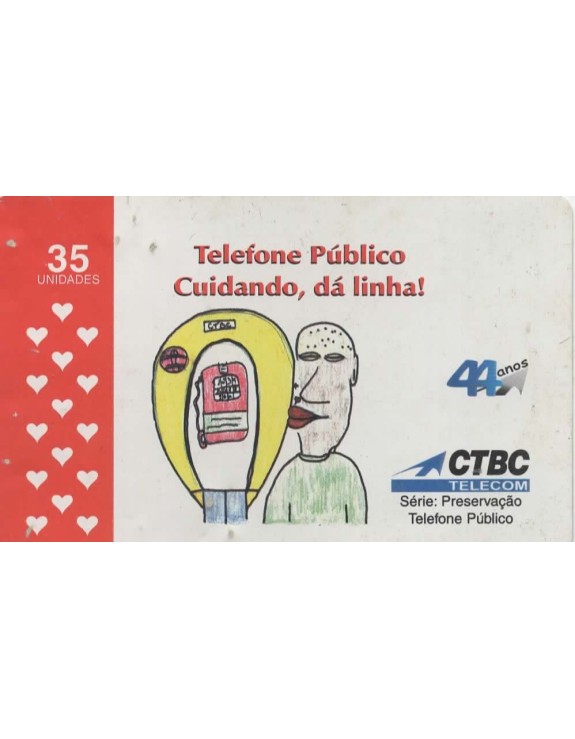 CTBC - SERIE PRESERVAÇÃO TELEFONE PUBLICO