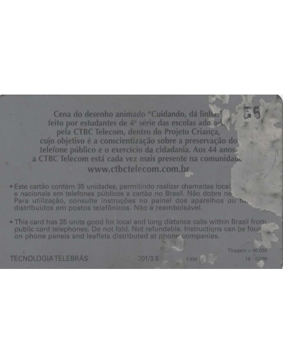 CTBC - SERIE PRESERVAÇÃO TELEFONE PUBLICO