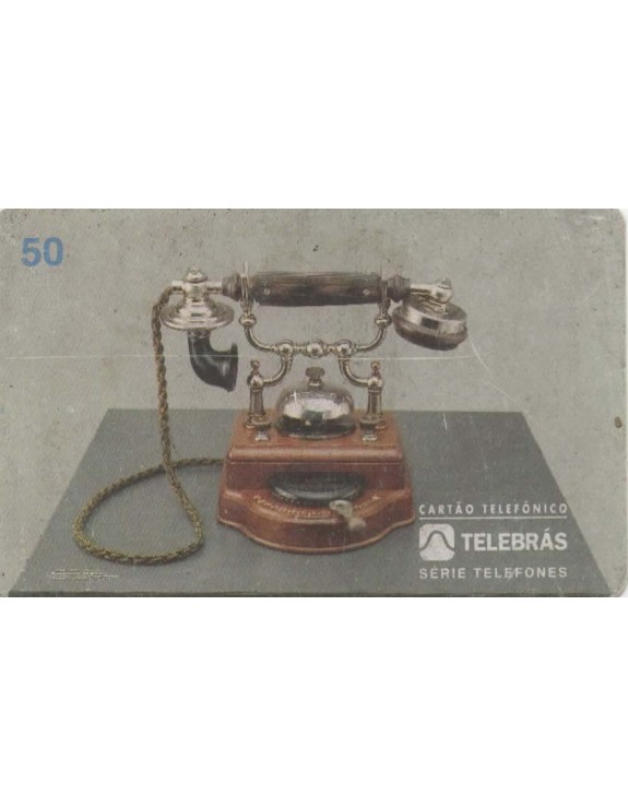 SERIE TELEFONES - APARELHO TELEFONICO DE MESA E MAGNETO  - ANO 1900