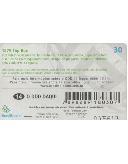 SERIE TELEFONE 02/10 - 1879 TOP BOX