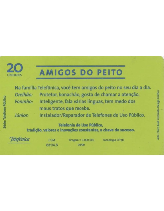 SERIE TELEFONE PUBLICO - AMIGO DO PEITO