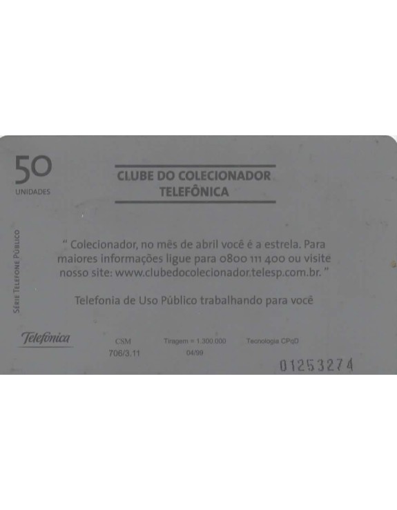 SERIE TELEFONE PUBLICO - CLUBE DO COLECIONADOR TELEFONICA