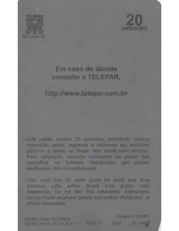 TELEPAR - SERVIÇOS ESPECIAIS