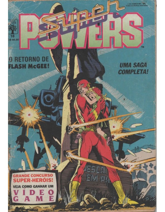 SUPER POWERS 18 DE 37 O RETORNO DE  FLASH MCGEE