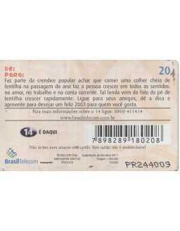 SUPERSTIÇÃO DE ANO NOVO 08 DE 11