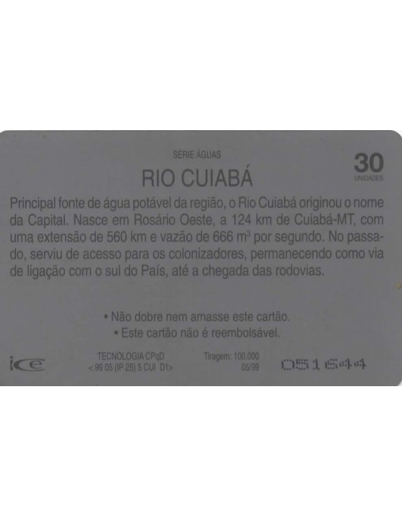 TELEMAT - SERIE AGUAS - RIO CUIABA